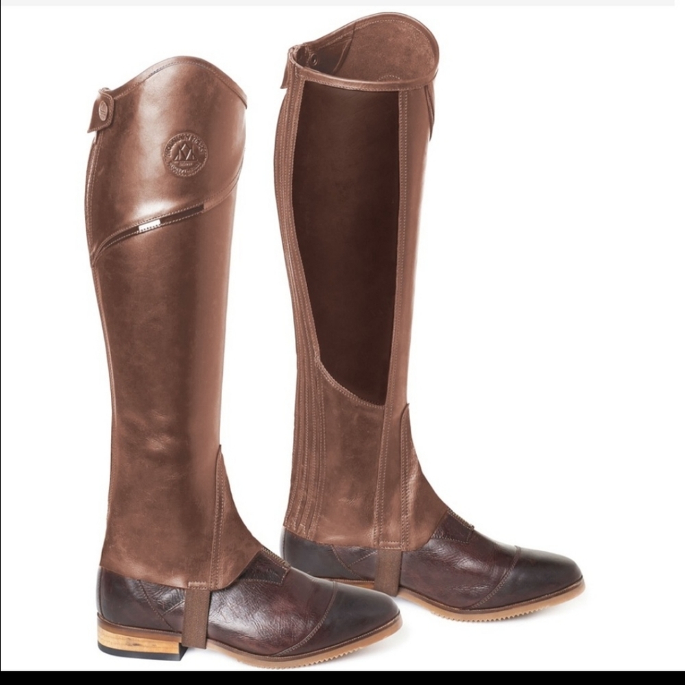 Mountain Horse Brown Half Chaps